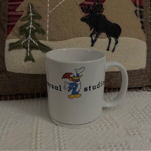 Vintage Woody Woodpecker Mug, Universal Studios, ca. 1990s.